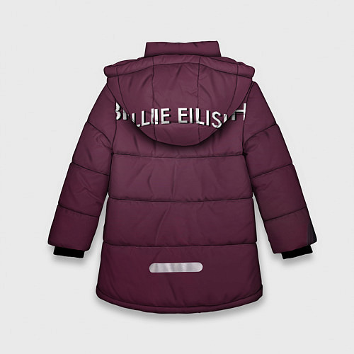 Зимняя куртка для девочки Билли Айлиш / 3D-Черный – фото 2