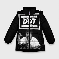 Куртка зимняя для девочки ДДТ, цвет: 3D-черный