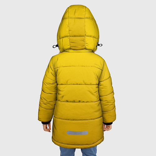 Зимняя куртка для девочки BILLIE EILISH: Yellow Girl / 3D-Красный – фото 4