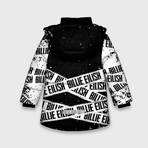 Зимняя куртка для девочки BILLIE EILISH: Black Tape / 3D-Черный – фото 2