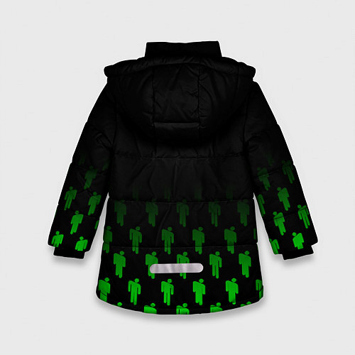 Зимняя куртка для девочки BILLIE / 3D-Черный – фото 2