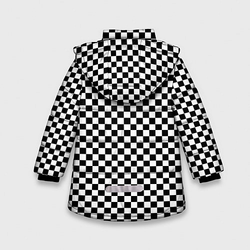 Зимняя куртка для девочки Billie Eilish: Yin-Yang / 3D-Черный – фото 2