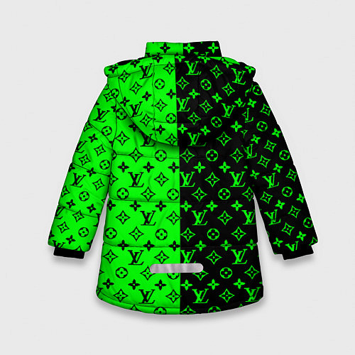 Зимняя куртка для девочки BILLIE EILISH x LV Green / 3D-Светло-серый – фото 2