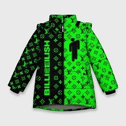 Зимняя куртка для девочки BILLIE EILISH x LV Green