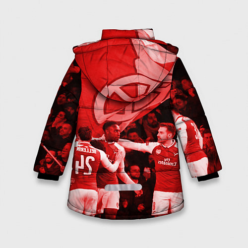 Зимняя куртка для девочки Arsenal / 3D-Красный – фото 2