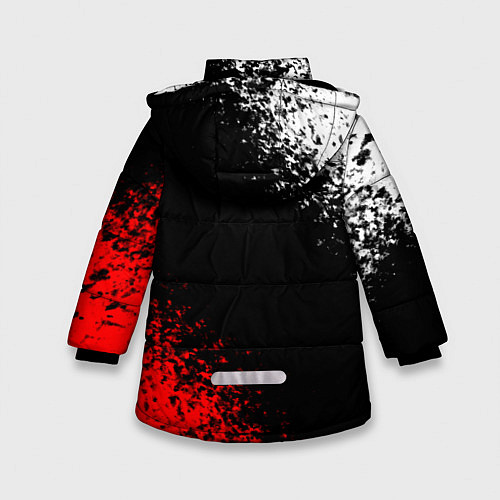 Зимняя куртка для девочки Overlord / 3D-Черный – фото 2