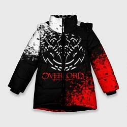 Куртка зимняя для девочки Overlord, цвет: 3D-черный