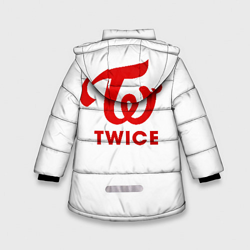Зимняя куртка для девочки TWICE / 3D-Светло-серый – фото 2