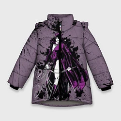 Куртка зимняя для девочки Catwoman, цвет: 3D-светло-серый