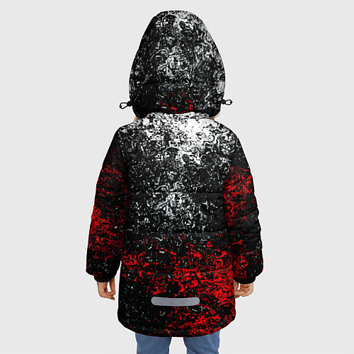 Зимняя куртка для девочки LINDEMANN: Colour Splash / 3D-Светло-серый – фото 4