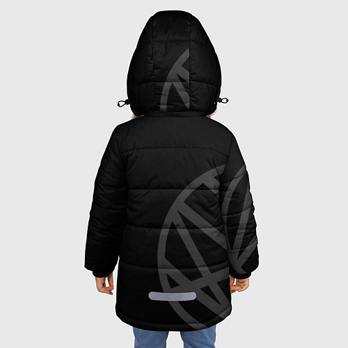 Зимняя куртка для девочки Stray Kids / 3D-Светло-серый – фото 4