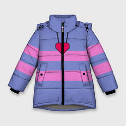 Зимняя куртка для девочки UNDERTALE FRISK
