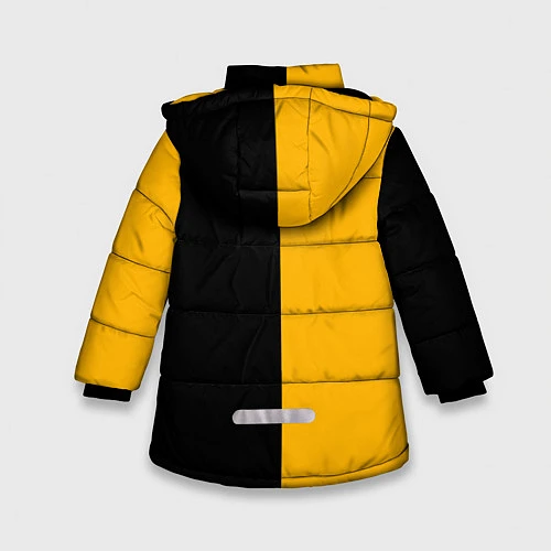 Зимняя куртка для девочки Sans Frontieres / 3D-Черный – фото 2