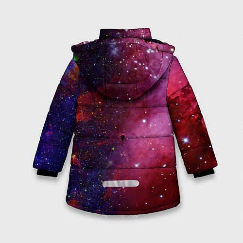 Зимняя куртка для девочки Doctor Who / 3D-Черный – фото 2