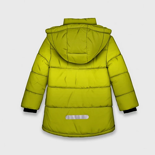 Зимняя куртка для девочки Gemini Близнецы / 3D-Черный – фото 2