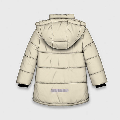 Зимняя куртка для девочки Приключения ДжоДжо / 3D-Черный – фото 2