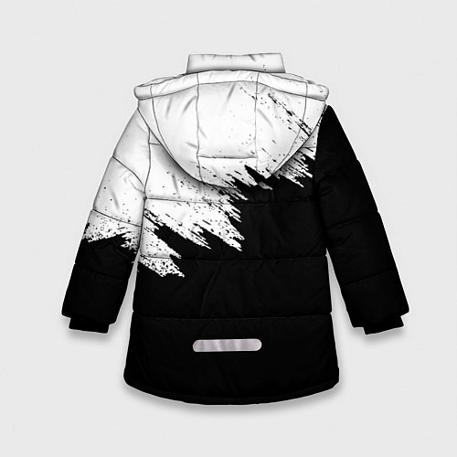 Зимняя куртка для девочки BILLIE EILISH / 3D-Черный – фото 2