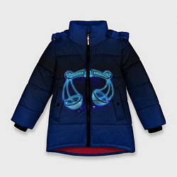 Зимняя куртка для девочки Знаки Зодиака Весы