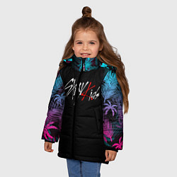 Куртка зимняя для девочки STRAY KIDS, цвет: 3D-черный — фото 2