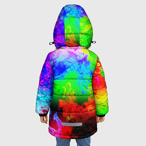 Зимняя куртка для девочки BRAWL STARS LEON / 3D-Светло-серый – фото 4