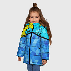 Куртка зимняя для девочки DETROIT: BECOME HUMAN, цвет: 3D-черный — фото 2