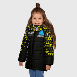 Куртка зимняя для девочки DETROIT: BECOME HUMAN, цвет: 3D-светло-серый — фото 2