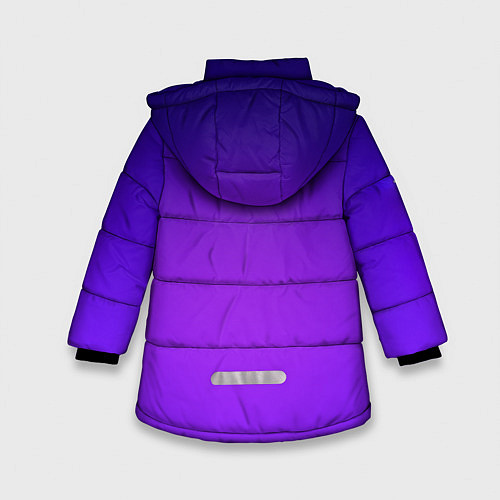 Зимняя куртка для девочки Brawl Stars Leon Sally / 3D-Черный – фото 2
