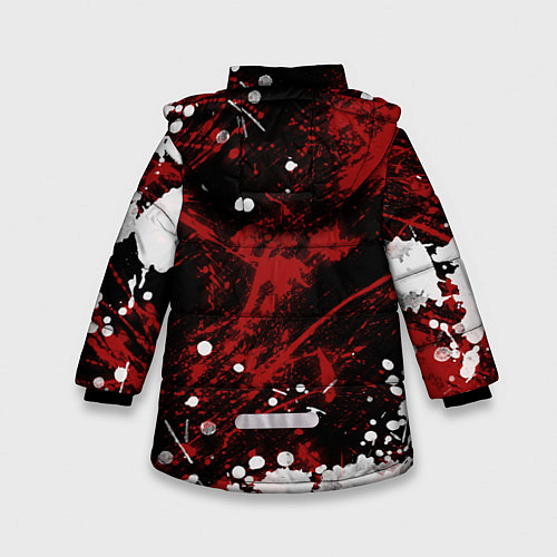Зимняя куртка для девочки Linkin Park / 3D-Черный – фото 2