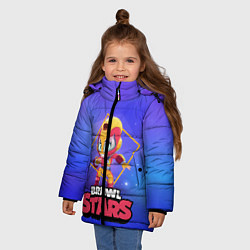 Куртка зимняя для девочки Brawl Stars Max, цвет: 3D-красный — фото 2