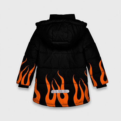 Зимняя куртка для девочки Billie Eilish / 3D-Черный – фото 2