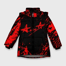 Куртка зимняя для девочки АлисА, цвет: 3D-светло-серый