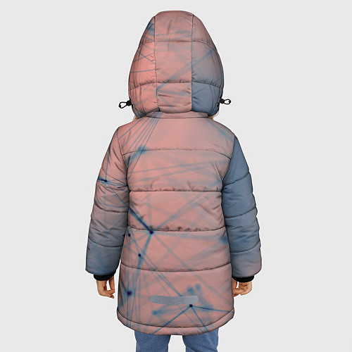 Зимняя куртка для девочки Volkswagen / 3D-Красный – фото 4