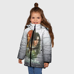 Куртка зимняя для девочки Ведьмак: Трис и Йеннифер, цвет: 3D-черный — фото 2