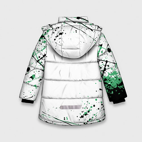 Зимняя куртка для девочки KIMETSU NO YAIBA / 3D-Черный – фото 2