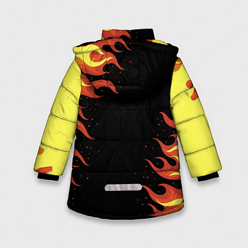 Зимняя куртка для девочки Brawl Stars SALLY LEON / 3D-Черный – фото 2