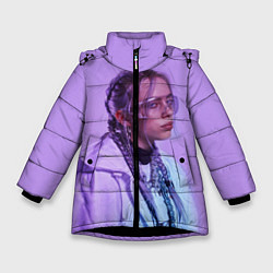 Куртка зимняя для девочки BILLIE EILISH, цвет: 3D-черный