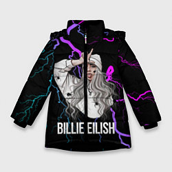 Куртка зимняя для девочки BILLIE EILISH, цвет: 3D-черный