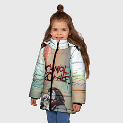 Куртка зимняя для девочки Джерард Уэйн, цвет: 3D-черный — фото 2