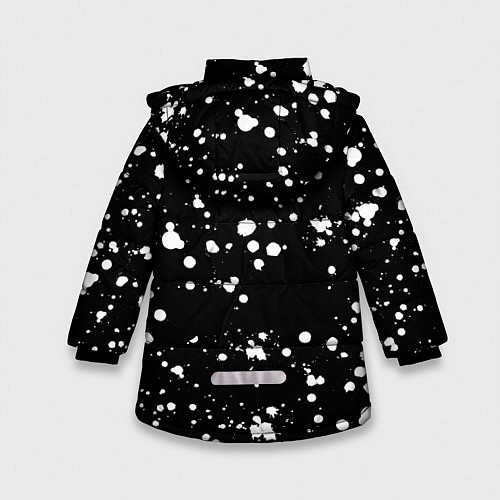 Зимняя куртка для девочки My Chemical Romance / 3D-Черный – фото 2