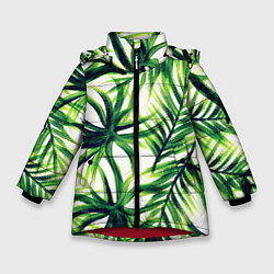 Зимняя куртка для девочки Тропики