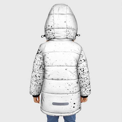 Зимняя куртка для девочки ВЕДЬМАК / 3D-Красный – фото 4