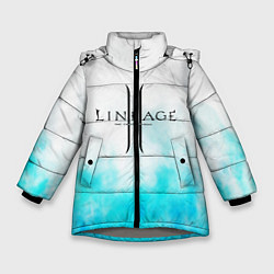 Куртка зимняя для девочки LINEAGE 2, цвет: 3D-светло-серый