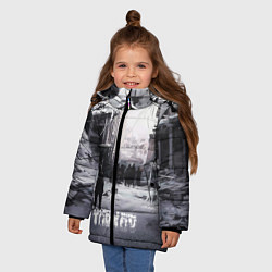 Куртка зимняя для девочки ПОБЕГ ИЗ ТАРКОВА, цвет: 3D-светло-серый — фото 2