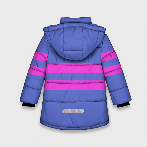 Зимняя куртка для девочки UNDERTALE FRISK ФРИСК / 3D-Черный – фото 2