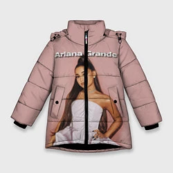 Куртка зимняя для девочки Ariana Grande Ариана Гранде, цвет: 3D-черный