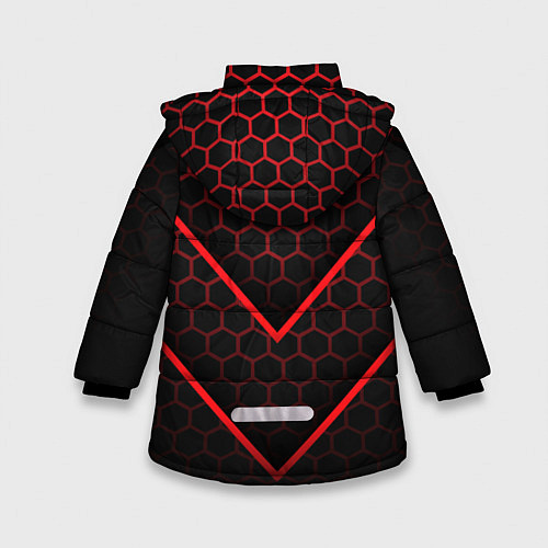 Зимняя куртка для девочки Apex Legends / 3D-Черный – фото 2