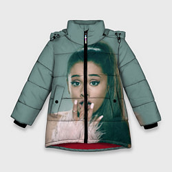 Куртка зимняя для девочки Ariana Grande Ариана Гранде, цвет: 3D-красный