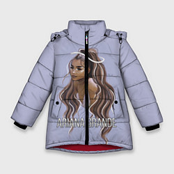 Куртка зимняя для девочки Ariana Grande Ариана Гранде, цвет: 3D-красный