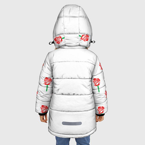 Зимняя куртка для девочки ТИКТОКЕР - PAYTON MOORMEIE / 3D-Красный – фото 4