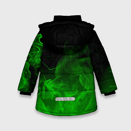Зимняя куртка для девочки BIOHAZARD / 3D-Черный – фото 2